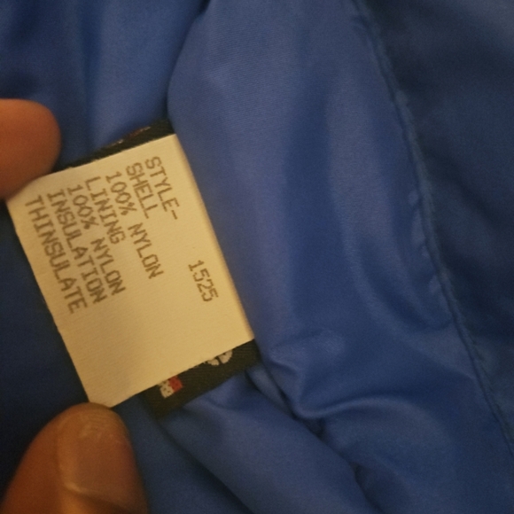 Serac VTG Womens Ski Jacket Coat Snow Board Color Block Winter Zip Blue/Black - Picture 10 of 10